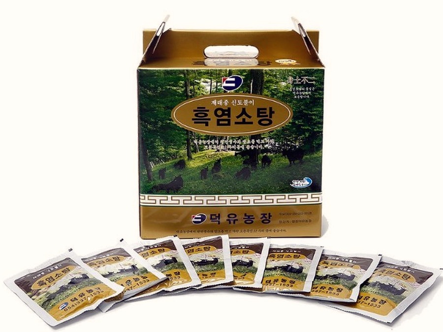오래된 흑염소탕 박스
